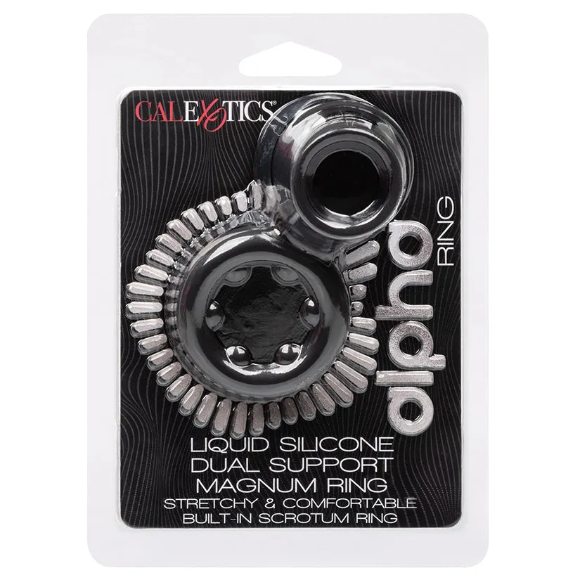 Alpha Liquid Silicone Dual Magnum Ring