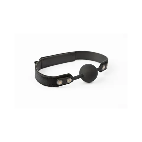 SEI MIO Strictly Come Quietly Soft Strap Silicone Ball Gag