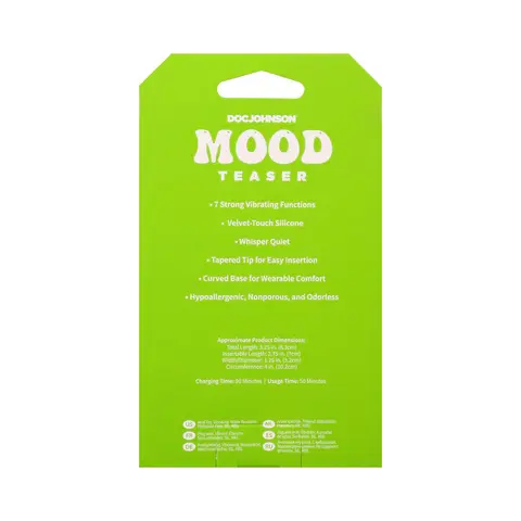 Mood Teaser Vibrating Micro Plug in Pink