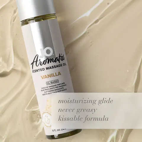 JO Aromatix Vanilla Scented Massage Oil 4 oz.