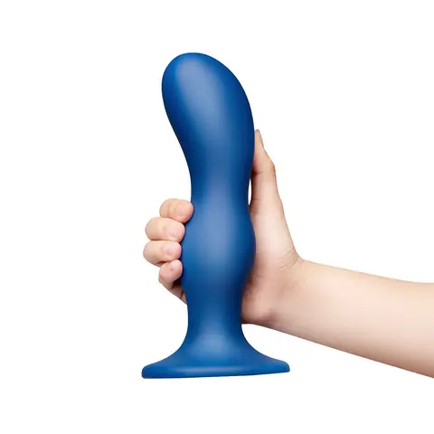 b-Vibe Milk 8.5 in. Curved Anal Trainer with Tapered Tip and Suction Cup
