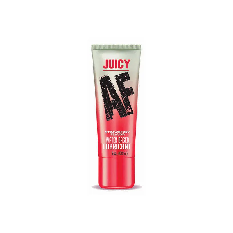 Juicy AF Water-Based Lubricant Strawberry 2 oz.
