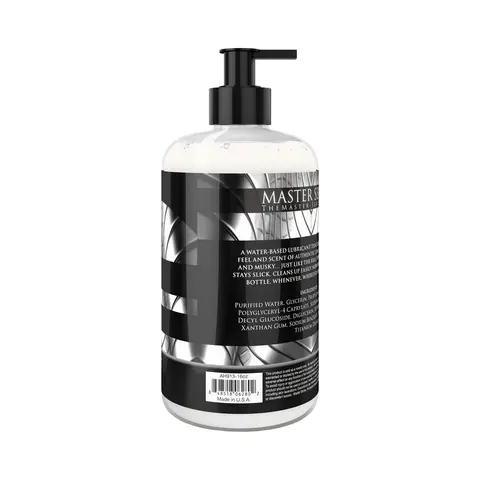 Master Series Jizz Cum-Scented Water-Based Lube 16 oz.