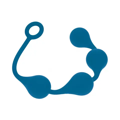 LEVELZ Waterdrop Silicone Anal Balls Large 40 mm in Teal