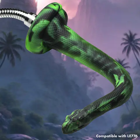 Creature Cocks Spitting Serpent Silicone Enema Snake