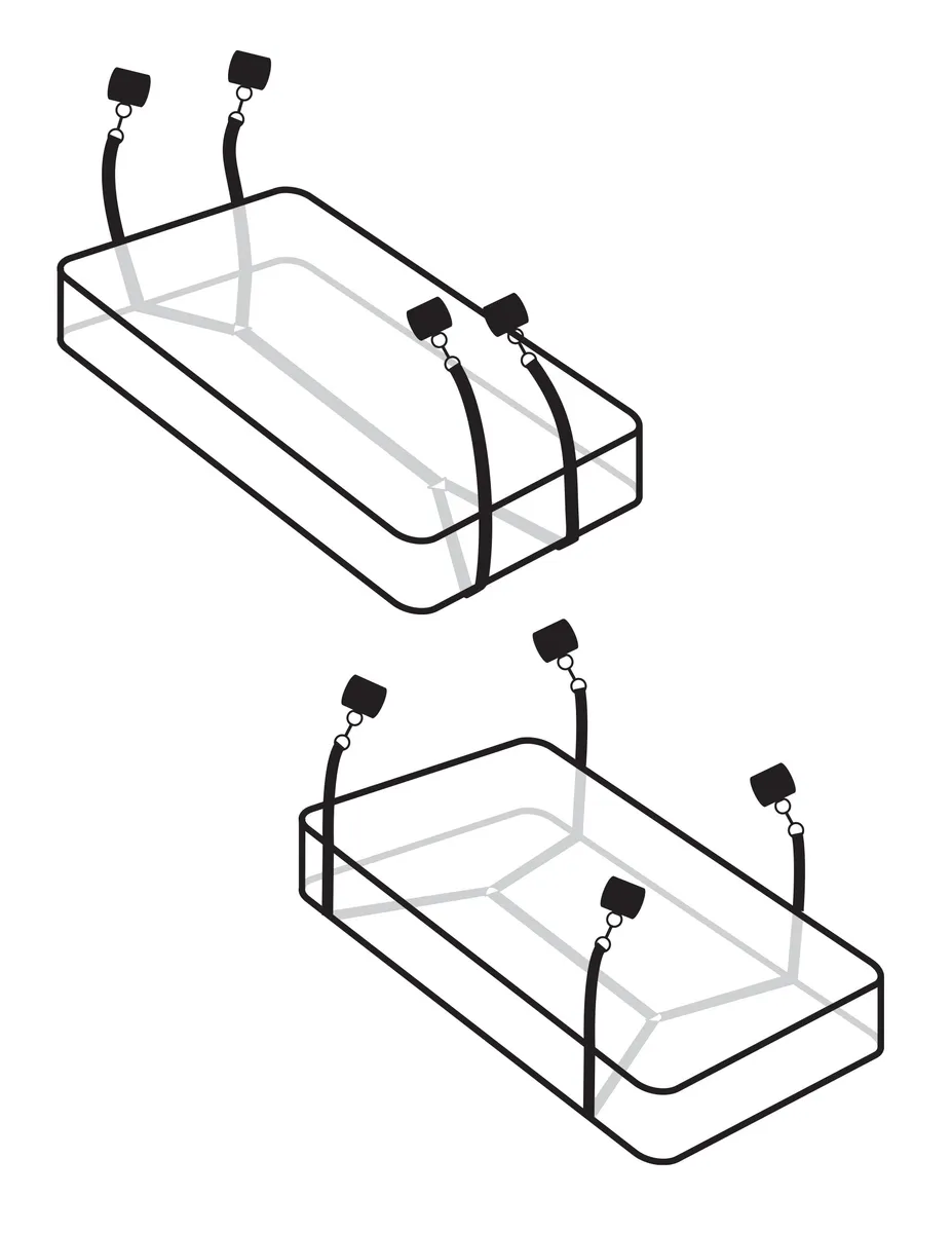 Fetish Fantasy Series Limited Edition - Wraparound Mattress Restraints