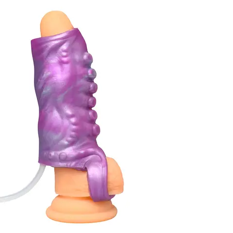 Creature Cocks Siphon Tentacle Squirting Silicone Penis Enhancer in Purple