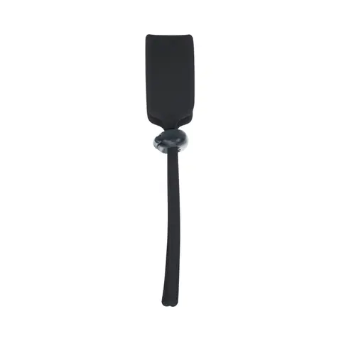 LEVELZ Wide Adjustable Silicone Lasso Cock Ring 5mm in Black