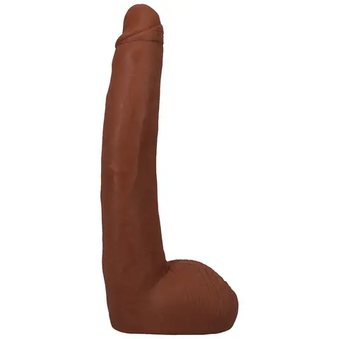 Signature Cocks Alex Jones ULTRASKYN 11 in. Dual Density Dildo with Removable Vac-U-Lock Suction Cup Tan