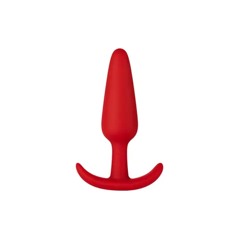 Forto F-31 Silicone Anal Plug Small in Red