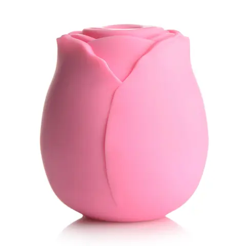 Bloomgasm 10X Wild Rose Silicone Suction Clit Stimulator in Pink