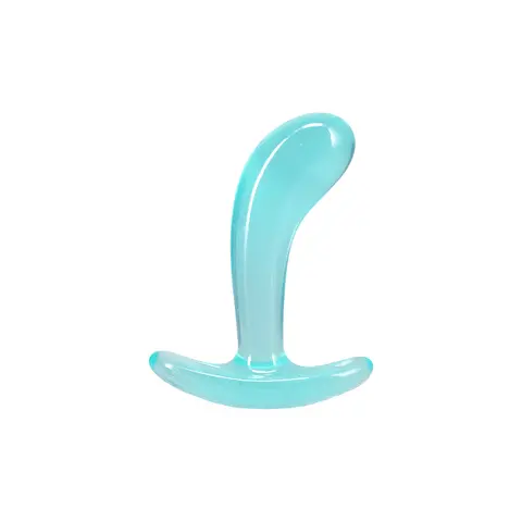 Crystal Jellies Curved Anal Trainer Set in Teal