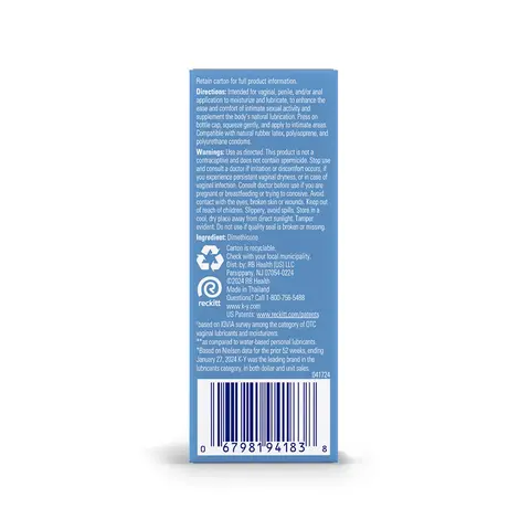 K-Y True Feel Premium Intimate Silicone Gel Lubricant 1.5oz.