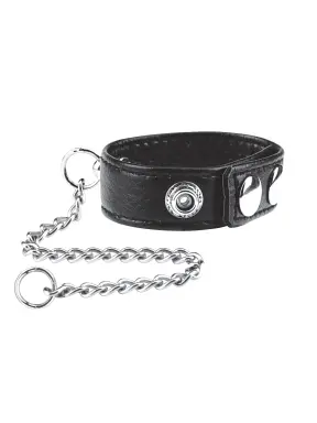 snap cock ring with leash