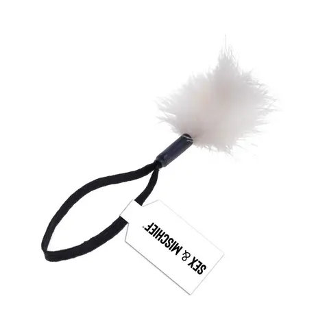 Sportsheets Sex & Mischief Peaches 'n CreaMe Wrist Feather Tickler CreaMe