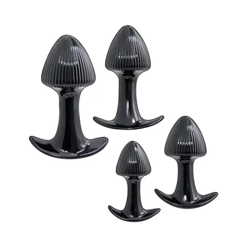 Walk Around Trainer Plugs 4-Piece Set in Black