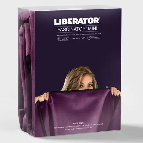 Liberator Fascinator Throw Mini in Purple