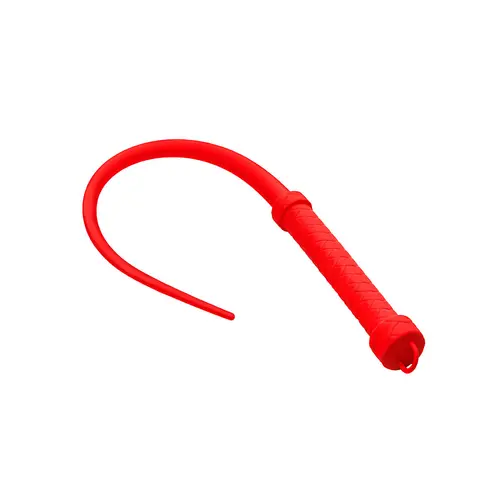 Master Series Viper Tail Silicone Whip in Red