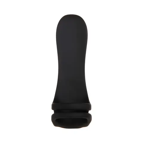 Zero Tolerance Vibrating Girth Enhancer Remote-Controlled Silicone Sheath Black