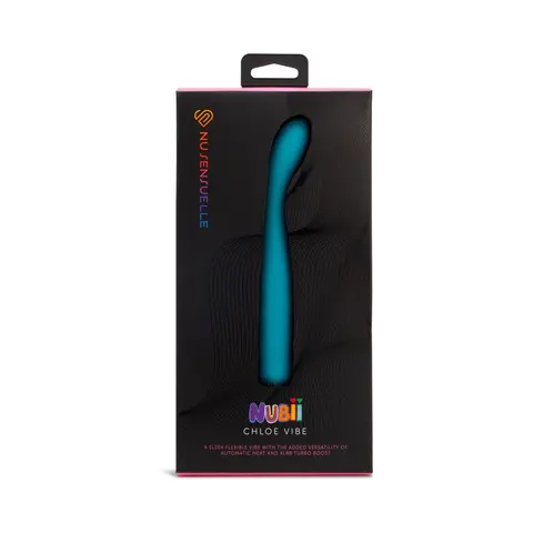 Nu Sensuelle Chloe Nubii Warming Slim G with Turbo Boost and Heat in Blue
