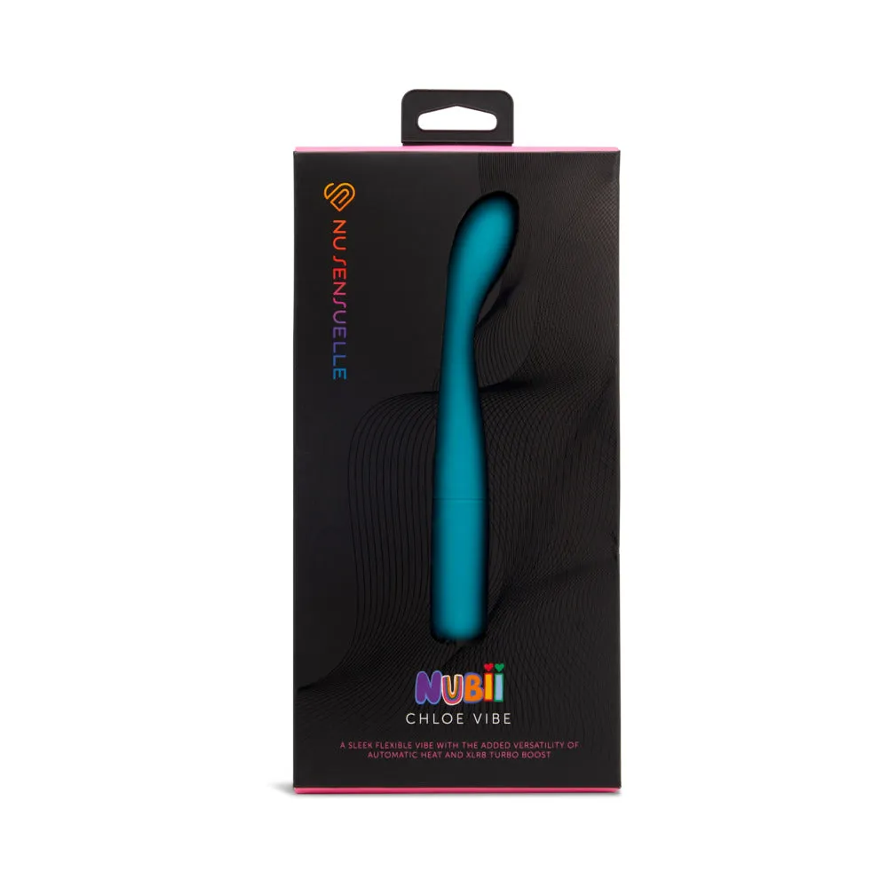 Nu Sensuelle Chloe Nubii Warming Slim G with Turbo Boost and Heat in Blue