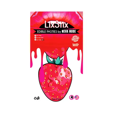 Neva Nude Sinfully Sweet Strawberry Edible Nipple Pasties