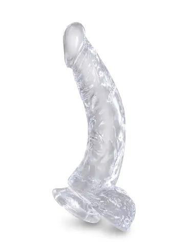 King Cock Clear 7.5" Cock with Balls