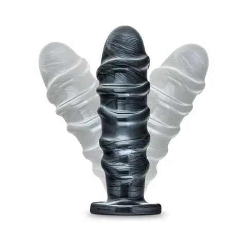 Jet Annihilator 11 in. Anal Plug Carbon Metallic Black