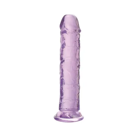 Adam & Eve Crystal Gem 7 in. Dildo in Amethyst