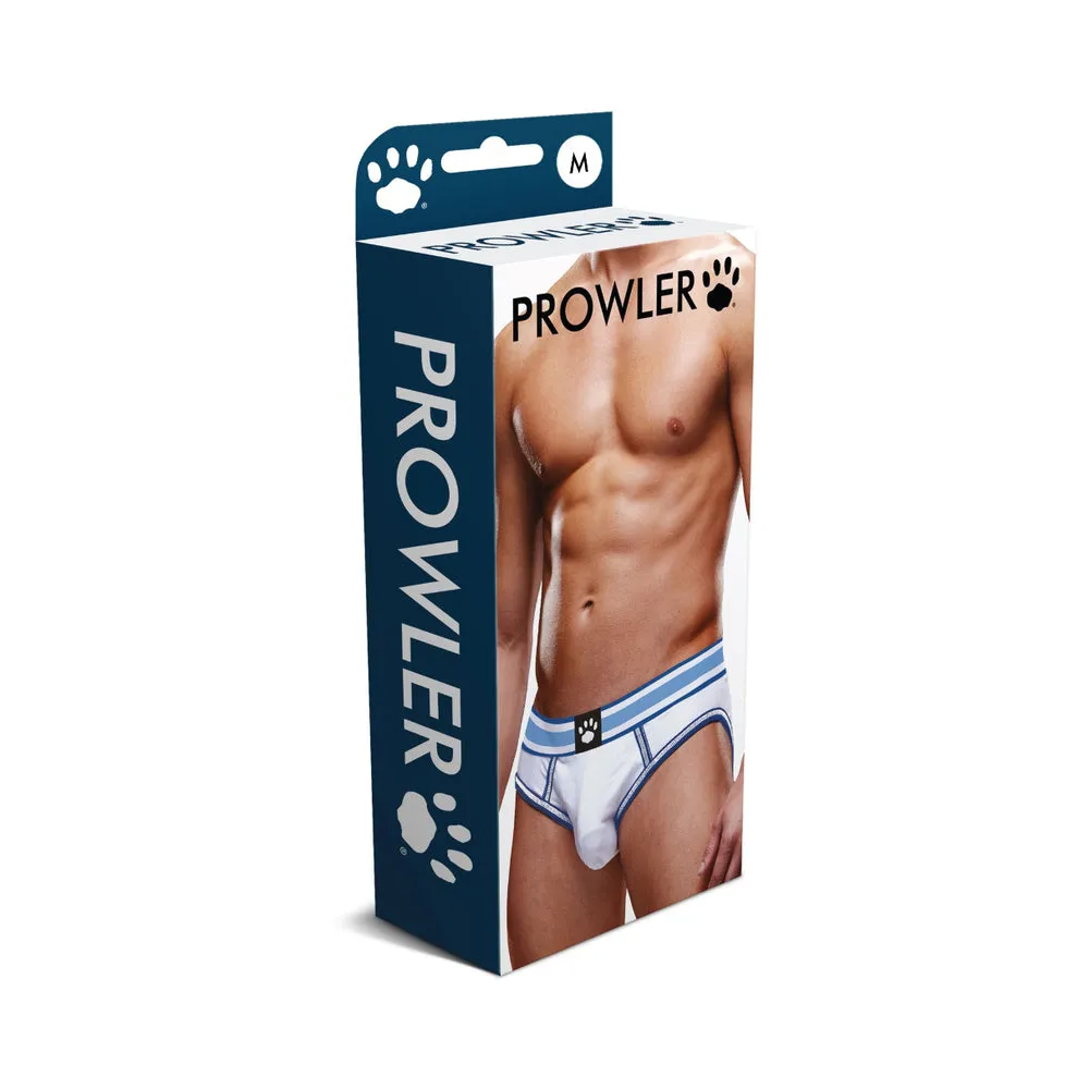 Prowler Open Brief White/Blue M