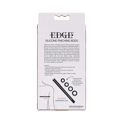 Sportsheets Edge Silicone Pinching Rods