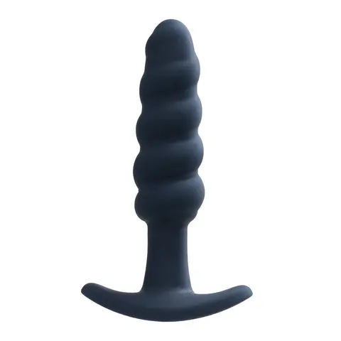 VeDO Twist Rechargeable Silicone Vibrating Anal Plug in Black