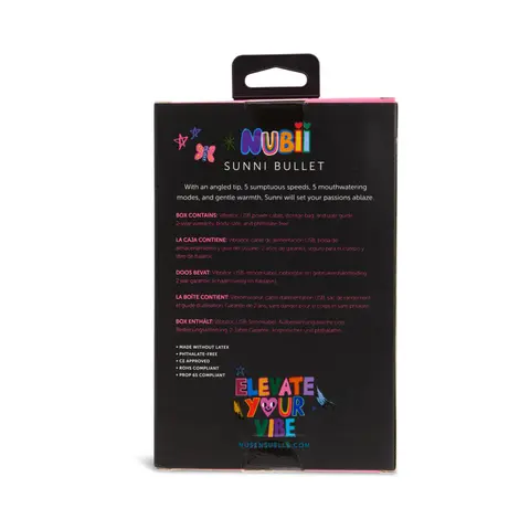 Nu Sensuelle Sunni Nubii Warming Bullet Pink