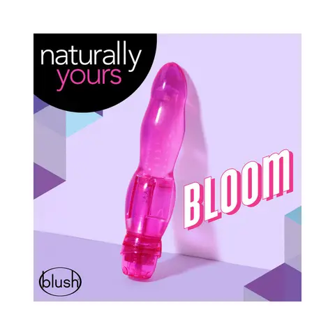 Naturally Yours Bloom Slimline Vibrator Pink