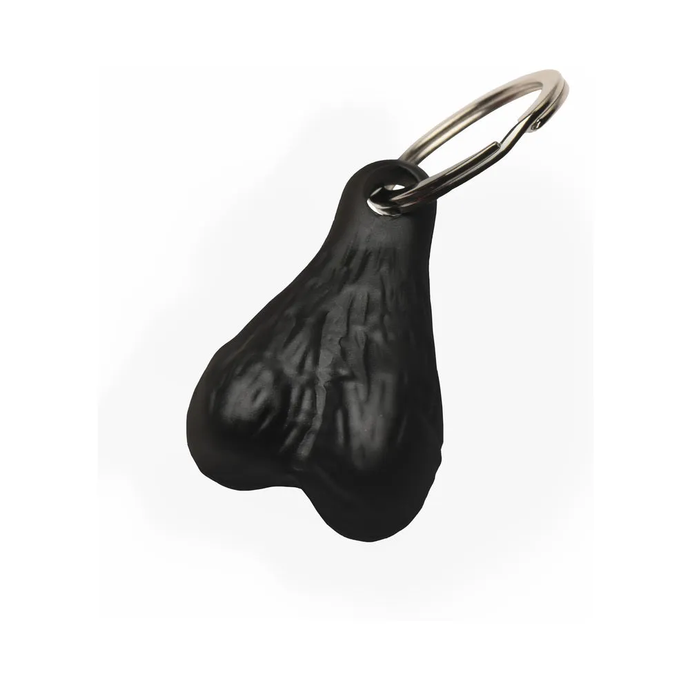 Big Ballers Nuts Keychain in Dark
