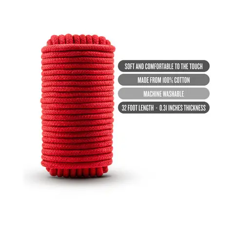 Temptasia Bondage Rope 32 ft. / 10 m in Red