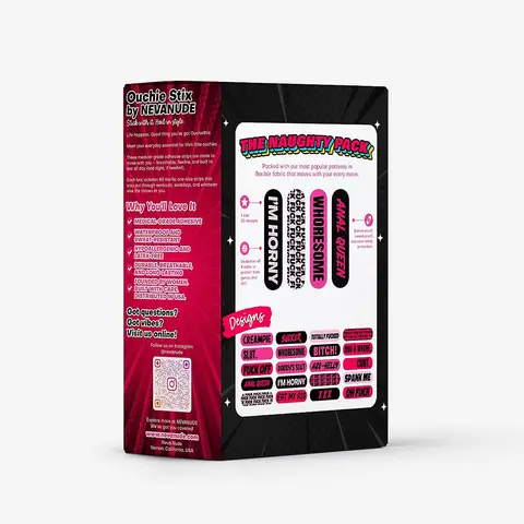 Ouchie Stix by Neva Nude Naughty Naughty XXX Bandages 40-Pack