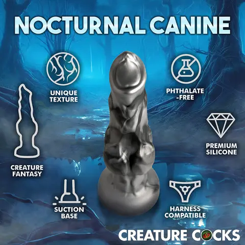 Creature Cocks Night Prowler Silicone Dildo M