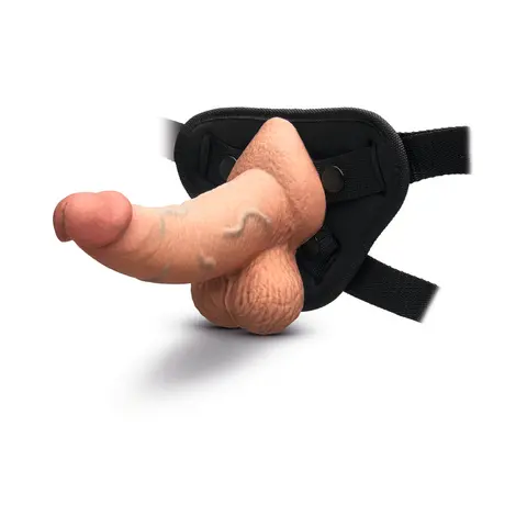 b-Vibe Slipskin Realistic Silicone Dildo 6.5 in. Curved in Mocha