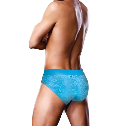 Prowler Lace Brief Neon Blue 2XL