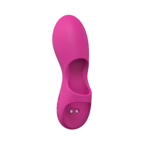 LoveLine Joy 10 Speed Finger Vibe Silicone Rechargeable Waterproof in Pink