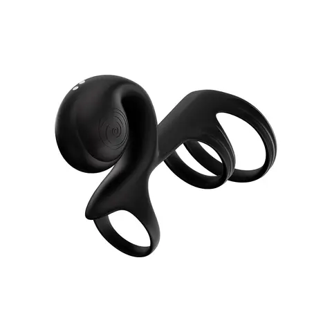 SVibe Snail JOVI Arc Couples Ring Noir Haze