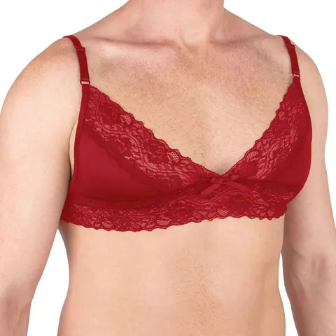 Prowler Lace Bra Red M