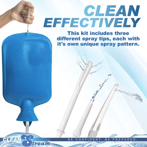 CleanStream Deluxe Shower Enema Kit