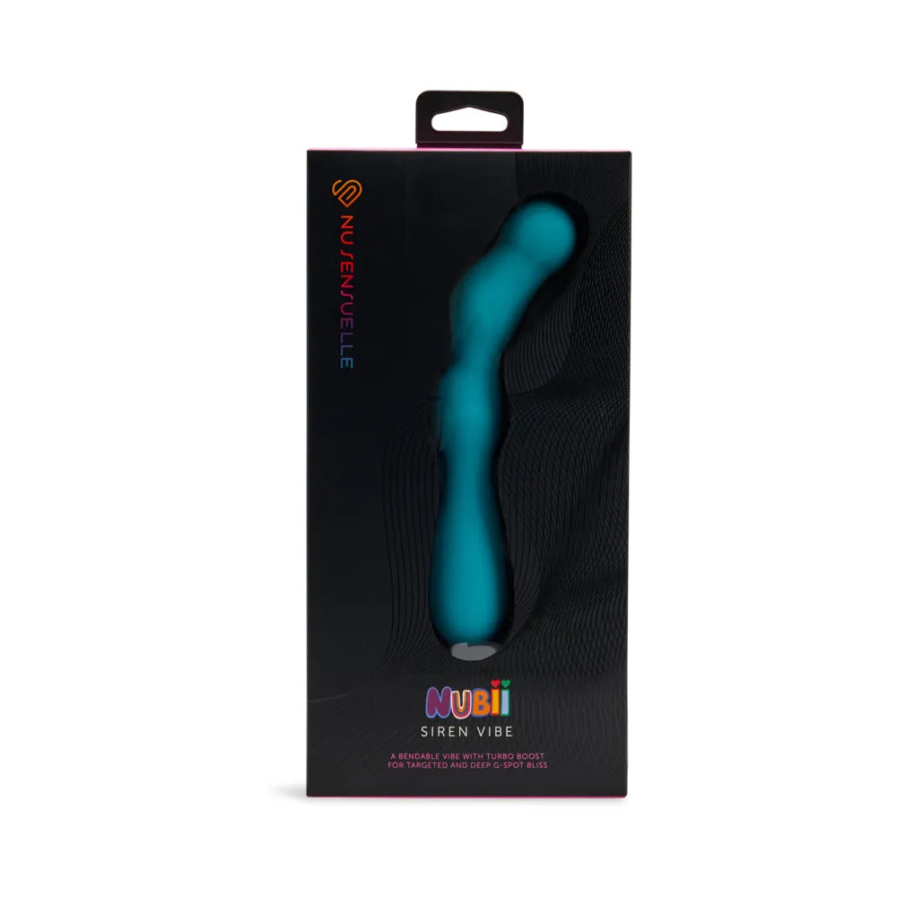 Nu Sensuelle Siren Nubii G-Spot Vibe W/ Hinge in Blue