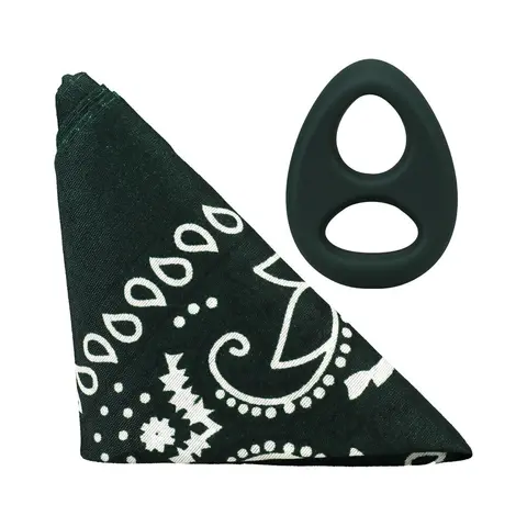 Rock Solid The Code Silicone C-Ring with Bandana Hunter Green/Black