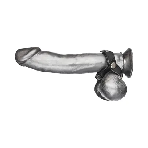 Blue Line C&B Gear V-style Cock Ring with Ball Divider