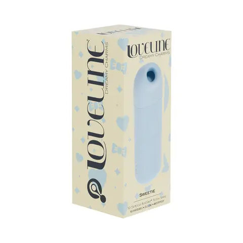 LoveLine Sweetie AirTapTech Rechargeable Vibrator Waterproof in Blue