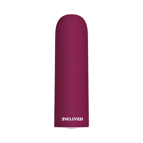 Evolved Mighty Thick Rechargeable Bullet Vibrator Burgundy