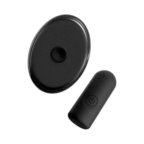 Fantasy C-Ringz ControlCore Trainer Remote Vibrating Cock Blocker Black
